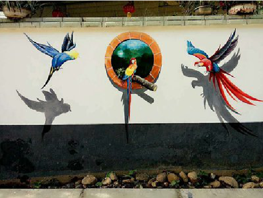 冕宁视觉错位-3D墙绘设计