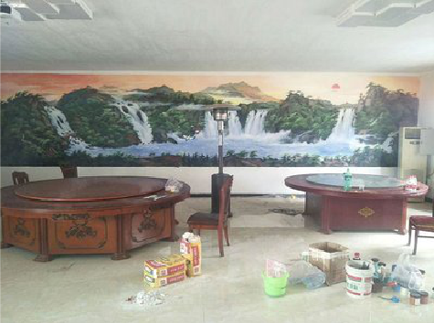 冕宁墙绘-写实风景