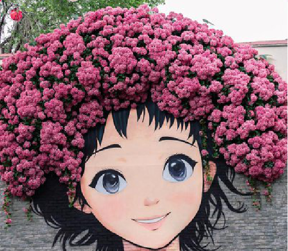 冕宁墙体彩绘-网红墙打卡