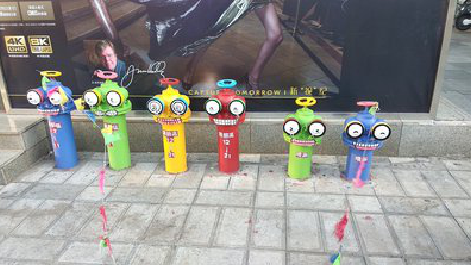 冕宁商业区彩绘