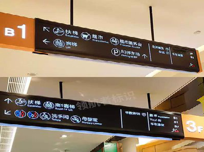 冕宁如何通过商场标识牌引导客流分布？